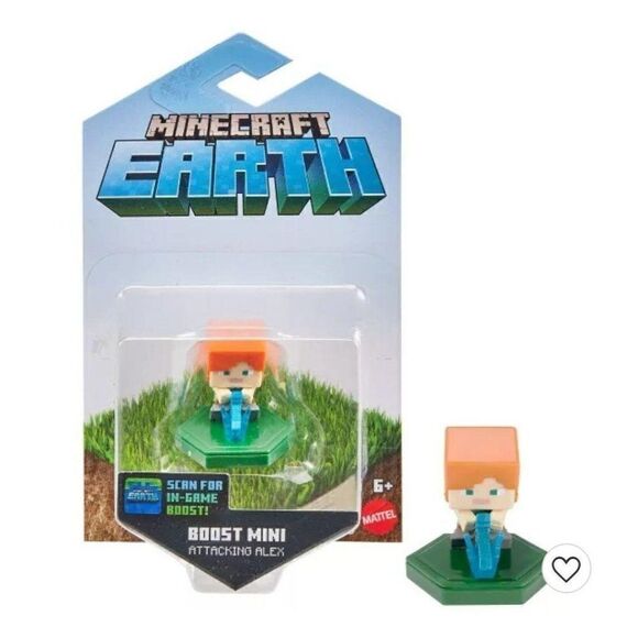 ♥ 4/$25 Sale Minecraft Earth Boost Minis - Attacking Alex Figure Pack - Picture 1 of 5